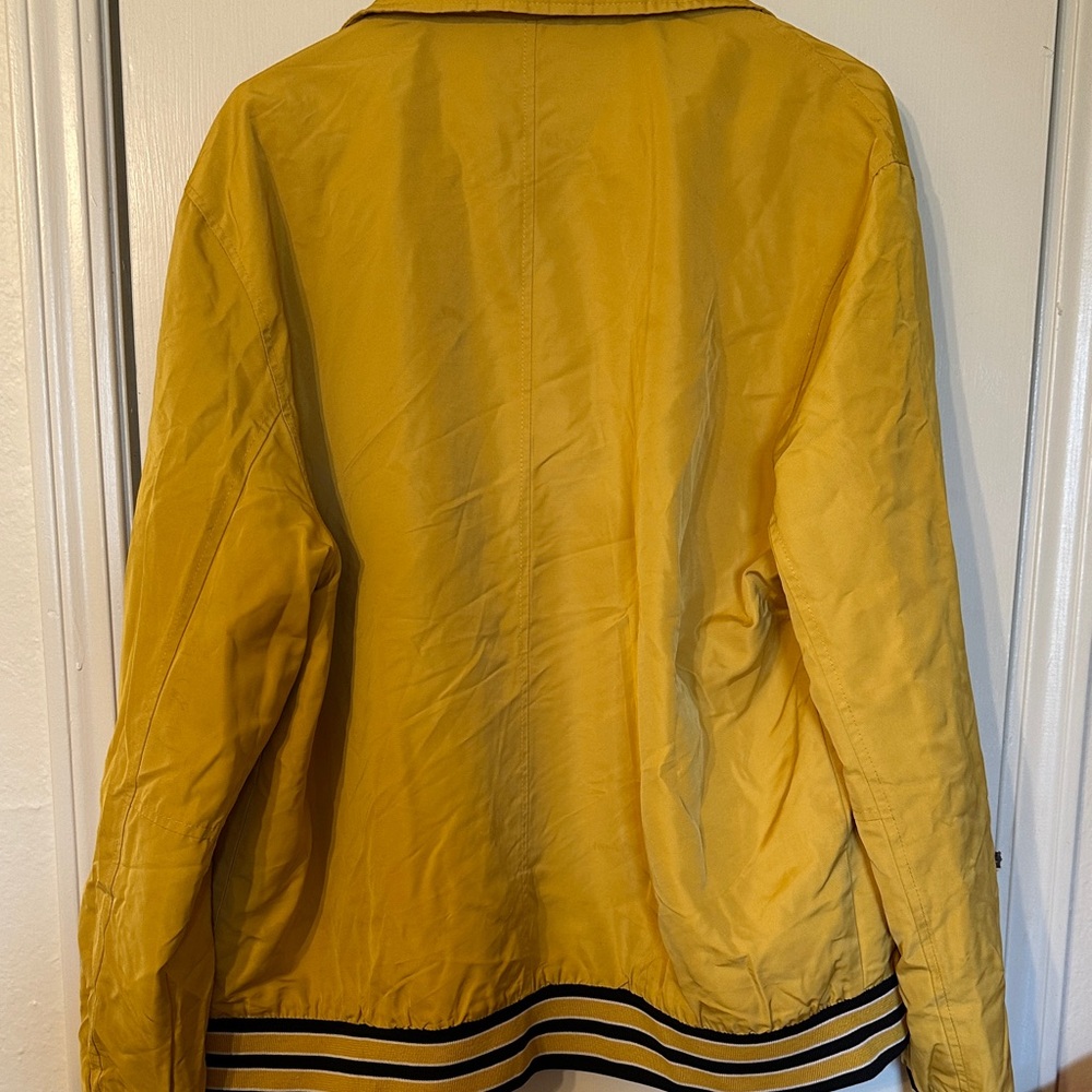 Forever 21 Mustard Jacket with Striped Cuffs - Picture 3 of 3